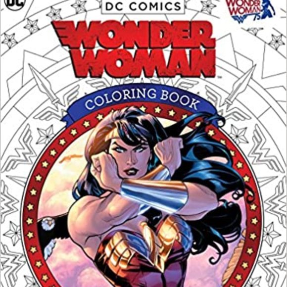 DC Comics: Wonder Woman Coloring Book Paperback - Picture 1 of 6